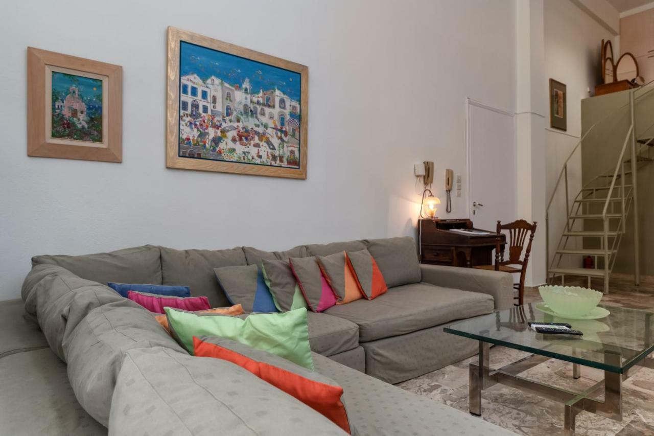 Ferienwohnung Acropolis Koukaki Loft Private Garden Athen Exterior foto
