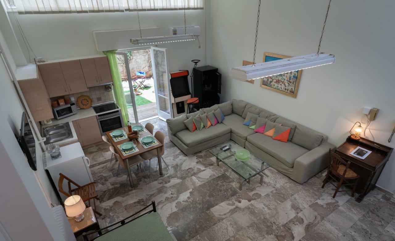 Ferienwohnung Acropolis Koukaki Loft Private Garden Athen Exterior foto
