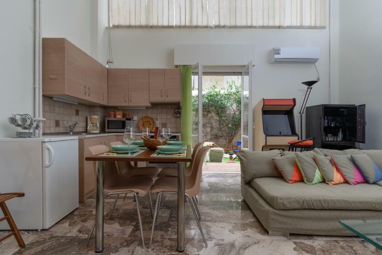 Ferienwohnung Acropolis Koukaki Loft Private Garden Athen Exterior foto