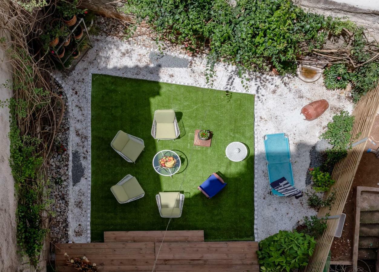 Ferienwohnung Acropolis Koukaki Loft Private Garden Athen Exterior foto